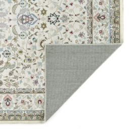 Origins My Washable Multicolour Windsor Rug 80 x 150cm - Cream - Origins Rugs - Wilko - thumbnail 4