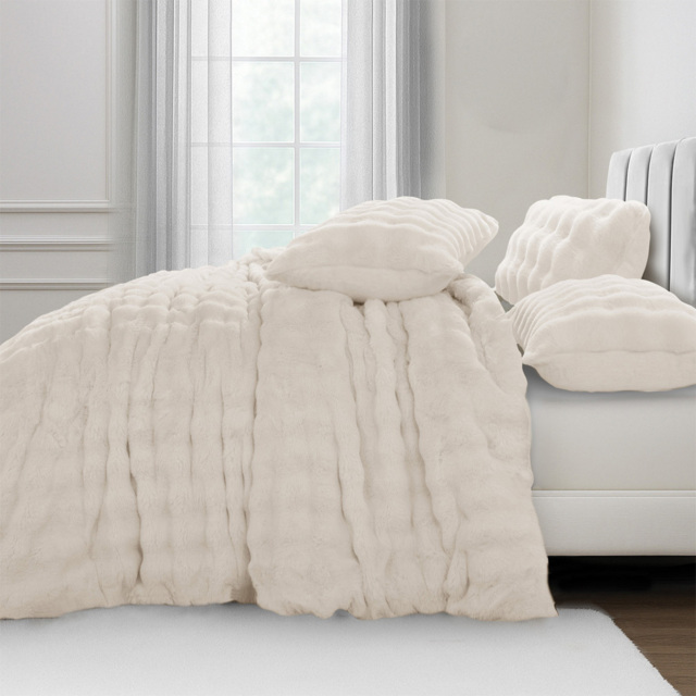 Sweet Dreams Single Cream Alpine Duvet Set - Wilko - image 1
