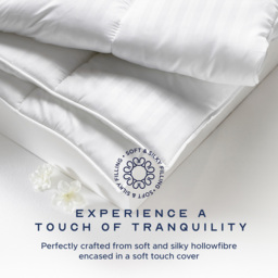 Snuggledown Single White Scandinavian Hollowfibre Duvet 4.5 Tog - Wilko - thumbnail 5