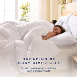 Snuggledown Single White Scandinavian Hollowfibre Duvet 4.5 Tog - Wilko - thumbnail 3