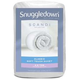 Snuggledown Single White Scandinavian Hollowfibre Duvet 4.5 Tog - Wilko