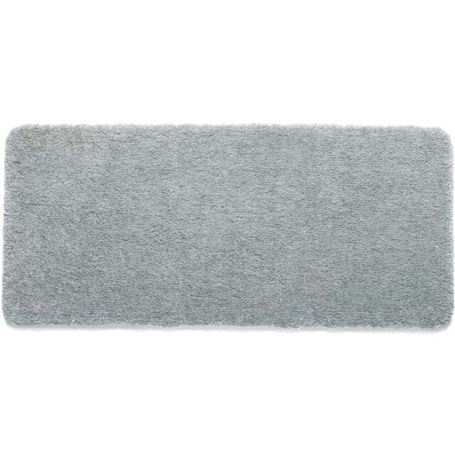 My Luxe Silver Rug 67 x 150cm - Size: 67 x 150 x 6cm - Grey - Wilko - image 1