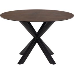 Florence Heaven Ceramic 4 Seater Round Dining Table Rusty Brown - Furniture To Go - Wilko - thumbnail 4