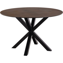 Florence Heaven Ceramic 4 Seater Round Dining Table Rusty Brown - Furniture To Go - Wilko - thumbnail 3