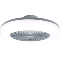 Living and Home White Adjustable Round Ceiling Fan with Light - Size: 55 x 55 x 13cm - Wilko - thumbnail 4