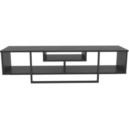 Decorotika Asal 3 Shelf Bendire and Black Modern TV Unit - Size: 40 x 149.4 x 35.2cm - Wilko - thumbnail 7
