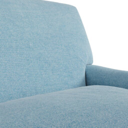 Plumpton Duck Egg Blue Weave Chair - Size: Single - LPD Home - Wilko - thumbnail 5