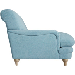 Plumpton Duck Egg Blue Weave Chair - Size: Single - LPD Home - Wilko - thumbnail 6