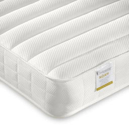 Bedmaster Oliver Triple Sleeper White Bunk Bed with Memory Foam Mattresses - Size: Single + Small Double - Wilko - thumbnail 4