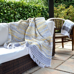Allure Home Fashions Arizona Mustard Zig Zag Throw 125 x 150cm - Yellow - Wilko - thumbnail 3