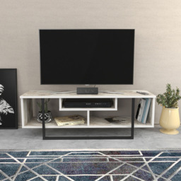 Decorotika Asal Ephesus and Black Wide TV Unit - Size: 40.2 x 119.4 x 35.2cm - Multi - Wilko - thumbnail 4