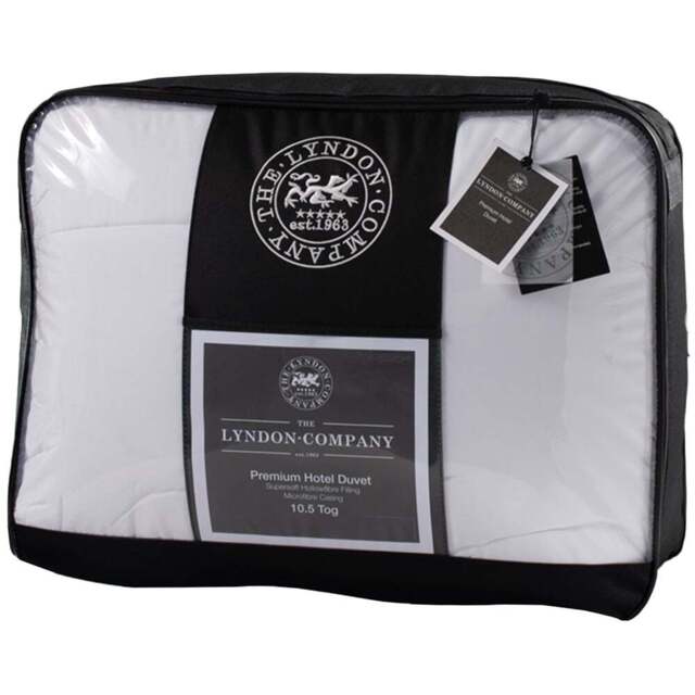 The Lyndon Company Super King Size Hotel Premium Duvet 10.5Tog - White - Wilko - image 1