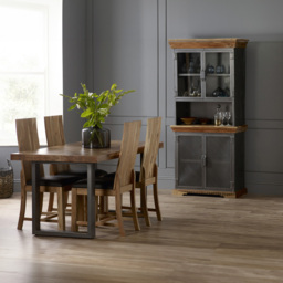 Brooklyn Barima Set of 2 Wooden Dining Chairs - Brown - Wilko - thumbnail 6