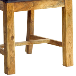 Brooklyn Barima Set of 2 Wooden Dining Chairs - Brown - Wilko - thumbnail 5