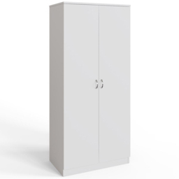 FWStyle Promo 2 Door White Wardrobe - Wilko - thumbnail 3