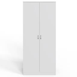 FWStyle Promo 2 Door White Wardrobe - Wilko - thumbnail 5