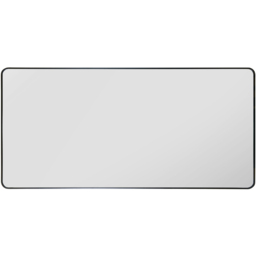 MirrorOutlet The Angulis Black Aluminium Curved Edge Wall Mirror 174 x 85cm - Wilko - thumbnail 4