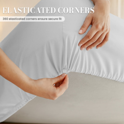 Sweet Dreams Alpine Super King Size White Faux Fur Fitted Sheet - Wilko - thumbnail 5
