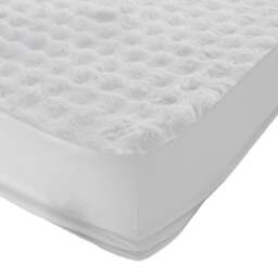 Sweet Dreams Alpine Super King Size White Faux Fur Fitted Sheet - Wilko