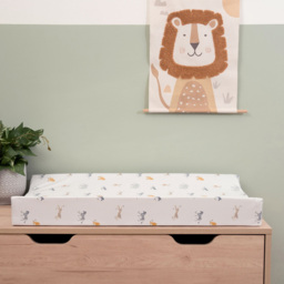 Clair de Lune Baby Jungle Dream Anti Roll Wedge Changing Mat - Size: 8 x 44 x 69cm - Multi - Wilko - thumbnail 3