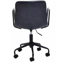 Premier Housewares Forbes Grey Swivel Office Chair - Size: 46 x 59 x 90cm - Interiors by Premier - Wilko - thumbnail 6