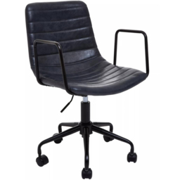 Premier Housewares Forbes Grey Swivel Office Chair - Size: 46 x 59 x 90cm - Interiors by Premier - Wilko - thumbnail 3