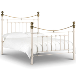 Julian Bowen Victoria Double Stone White Bed - Wilko - thumbnail 3