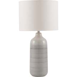 Pacific Lifestyle Venus Blue and Grey Ombre Ceramic Table Lamp - Wilko - thumbnail 1