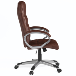 Alphason Hampton Brown Leather Office Chair - Size: 126 x 64 x 76cm - Wilko - thumbnail 5