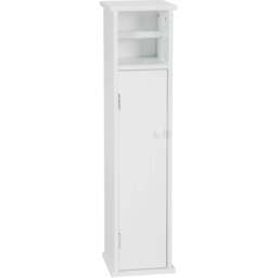 Kingston White Toilet Roll Holder - Size: 18 x 75 x 18cm - Wilko