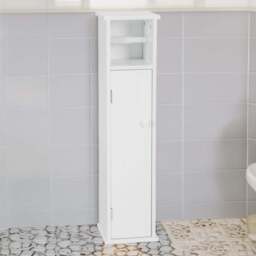 Kingston White Toilet Roll Holder - Size: 18 x 75 x 18cm - Wilko - thumbnail 3