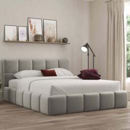DS Living Ovella Super King Size Pebble Cubed Bed Frame - Grey - Wilko - thumbnail 1