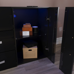 Vida Designs Astro 2 Door 3 Drawer Black LED Sideboard - Size: 32 x 135 x 70cm - Wilko - thumbnail 7