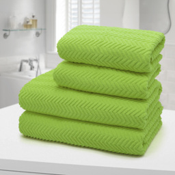 Velosso Moda Lime Hand Towel Set of 2 - Green - Wilko - thumbnail 3