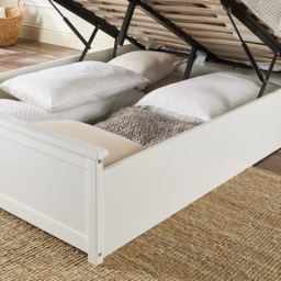 Aspire Furniture Small Double White Wooden Ottoman Bed - Aspire Beds - Wilko - thumbnail 5