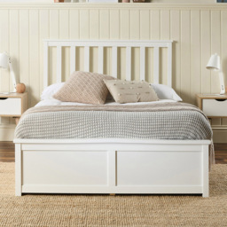 Aspire Furniture Small Double White Wooden Ottoman Bed - Aspire Beds - Wilko - thumbnail 6