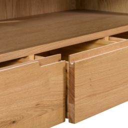 Julian Bowen Curve 3 Drawer Oak TV Unit - Wood - Wilko - thumbnail 7
