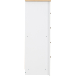 Seconique Portland 4 Drawer White and Oak Effect Chest of Drawers - Wilko - thumbnail 6