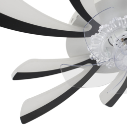 Living and Home Black Ceiling Fan Light with Remote Control and Bluetooth 30 inch - Size: 20 x 78 x 78cm - Wilko - thumbnail 5
