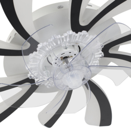 Living and Home Black Ceiling Fan Light with Remote Control and Bluetooth 30 inch - Size: 20 x 78 x 78cm - Wilko - thumbnail 4