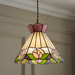 ValueLights Evelyn Tiffany Easy Fit Shade - Size: 21.5 x 26.5 x 26.5cm - Multi - Wilko - thumbnail 4