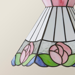 ValueLights Evelyn Tiffany Easy Fit Shade - Size: 21.5 x 26.5 x 26.5cm - Multi - Wilko - thumbnail 6