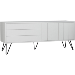 Decortie Picadilly 2 Door White TV Unit - Size: 57.0  x 139.0  x 36.0 cm - Wilko - thumbnail 3
