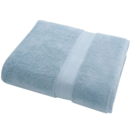 Divante Deluxe Cotton Glacier Grey Bath Sheet - Wilko