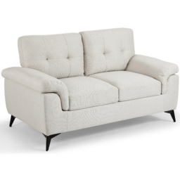 Home Detail Dylan 2 Seater Cream Linen Sofa - Wilko - thumbnail 3