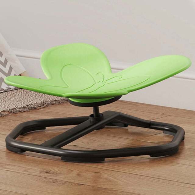 Tommy Toys Green Kids Butterfly Shaped Swivel Sensory Spinning Chair - Size: 26.5 x 56.5 x 57cm - Wilko - image 1