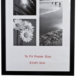Black Large Poster Photo Frame 36 x 24 inch - The Port. Co Gallery - Wilko - thumbnail 4