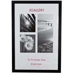 Black Large Poster Photo Frame 36 x 24 inch - The Port. Co Gallery - Wilko - thumbnail 1