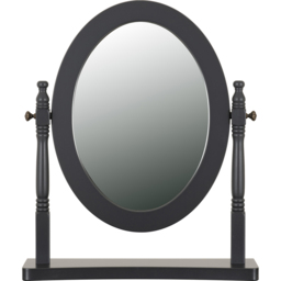 Seconique Contessa Grey Dressing Table Mirror - Size: 57 x 48cm - Wilko - thumbnail 3