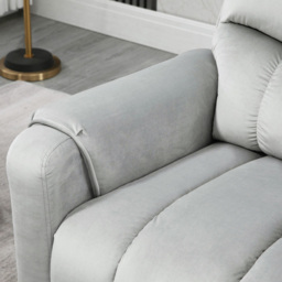 Portland Grey Vibration Massage Rise and Recliner Chair - Size: Single - Wilko - thumbnail 5